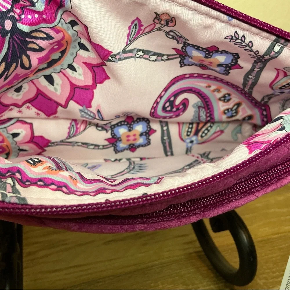 NWT Vera Bradley Majestic Magenta Compact Organizer